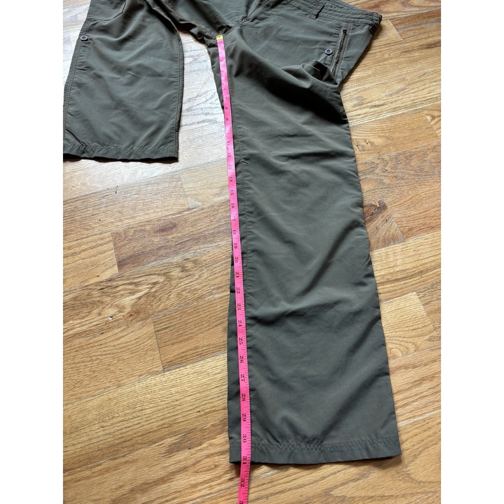 Patagonia Women's Byway Cargo Pant Sz 8 Convertible Seaweed Green Iridescent - Picture 10 of 10